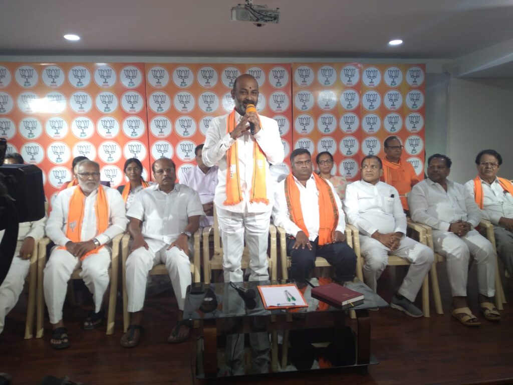 KCR running away only to avoid PM Modi, alleges Bandi Sanjay