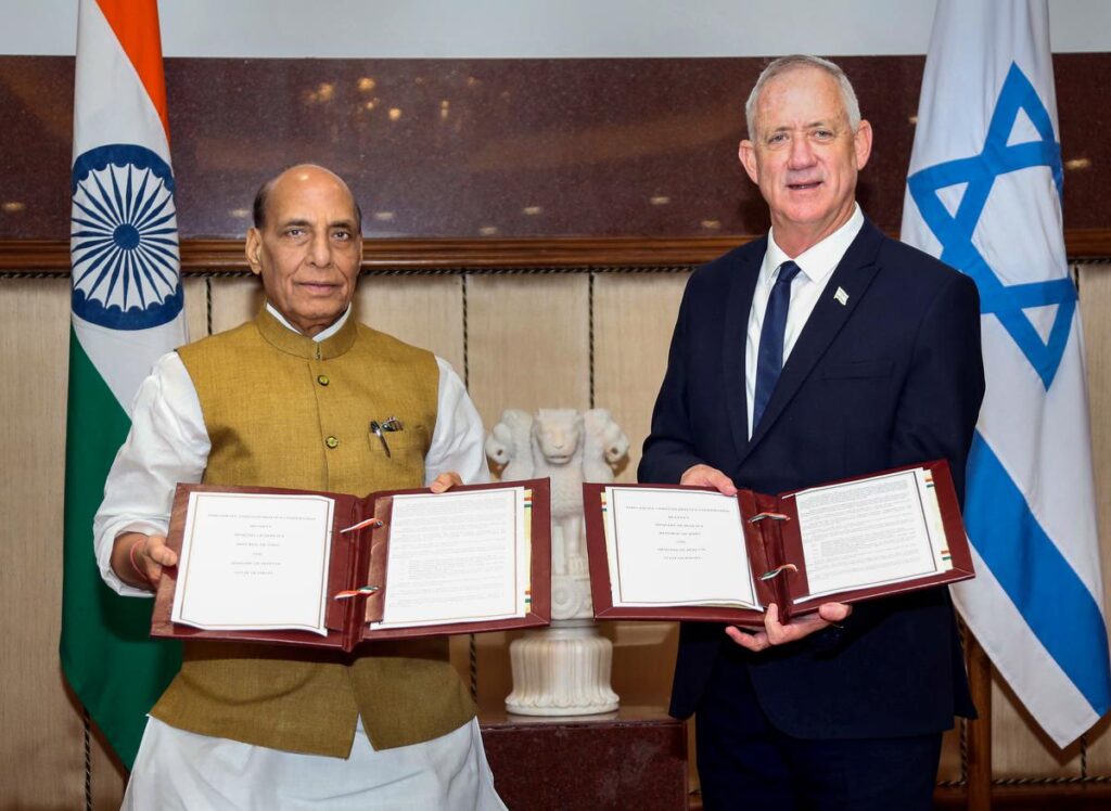 India, Israel adopt ‘vision statement’ to boost defence cooperation