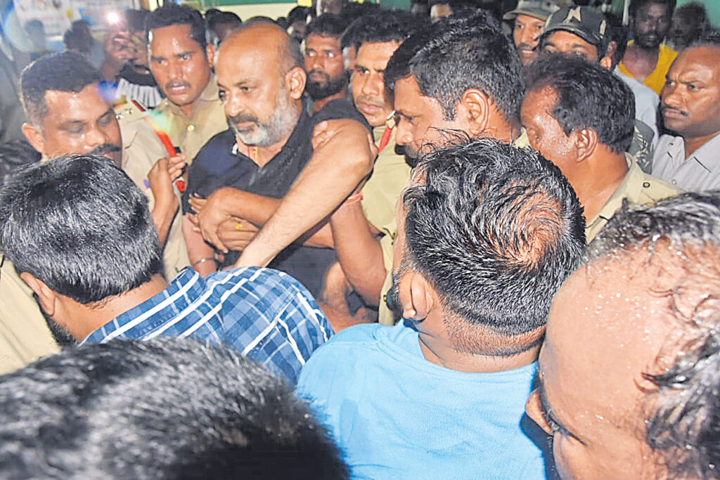 Telangana BJP chief Bandi Sanjay arrested