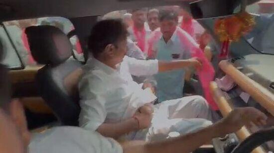 BRS MP Prabhakar Reddy stabbed during poll campaign