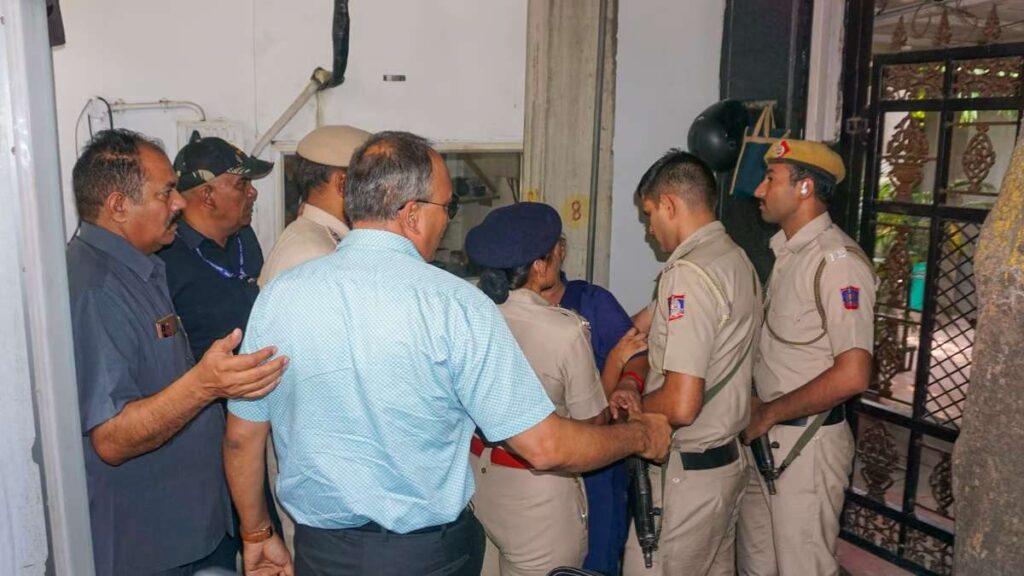 Delhi Police team seizes laptop, CCTV DVR from Kejriwal’s residence