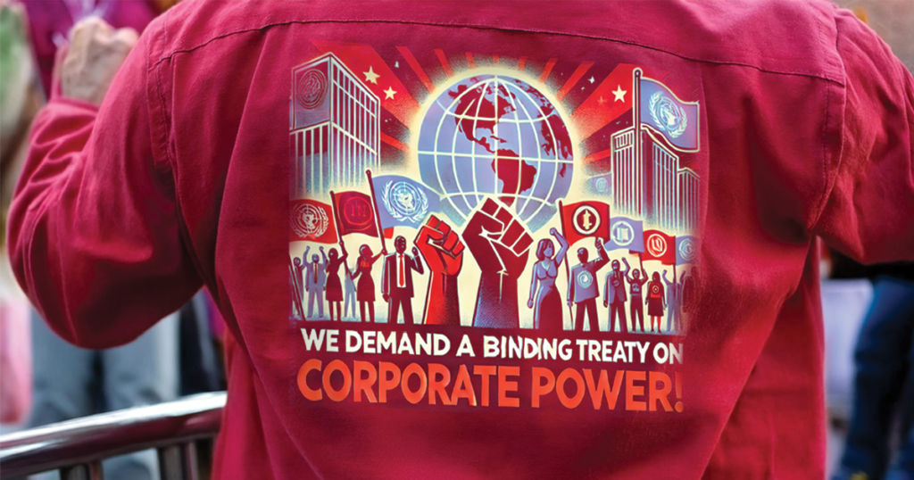 Need a treaty on Corporate Power for democracy in global institutions